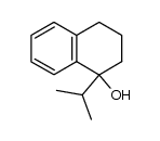 1-isopropyl-1,2,3,4-tetrahydro-naphthalen-1-ol结构式