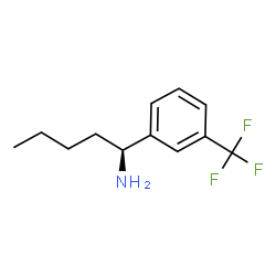 (1S)-1-[3-(TRIFLUOROMETHYL)PHENYL]PENTYLAMINE结构式