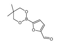 5-(5,5-Dimethyl-1,3,2-dioxaborinan-2-yl)-2-furancarbaldehyde Structure
