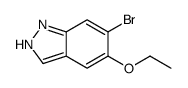 6-溴-5-乙氧基-1H-吲唑结构式