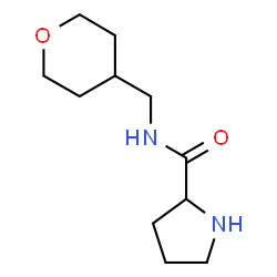 N-((四氢-2H-吡喃-4-基)甲基)吡咯烷-2-甲酰胺结构式