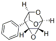 3,8,9-Trioxatricyclo4.2.1.02,4nonane, 7-phenyl-, (1.alpha.,2.beta.,4.beta.,6.alpha.,7.alpha.)- structure