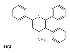 1-Methyl-2,3,6-triphenyl-4-piperidinamine hydrochloride picture