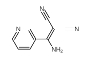 2-[AMINO(3-PYRIDINYL)METHYLENE]MALONONITRILE structure
