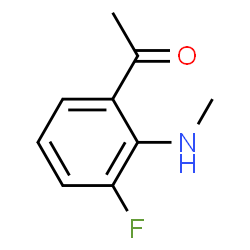 Ethanone, 1-[3-fluoro-2-(methylamino)phenyl]- (9CI) structure