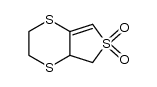 3,4-(ethylenedithio)-2-sulfolene Structure