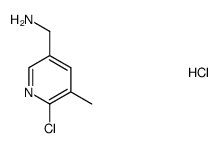 C-(6-Chloro-5-Methyl-pyridin-3-yl)-Methylamine Structure