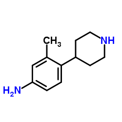 3-Methyl-4-(piperidin-4-yl)aniline Structure