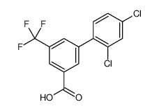 3-(2,4-dichlorophenyl)-5-(trifluoromethyl)benzoic acid Structure