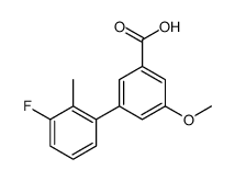3-(3-fluoro-2-methylphenyl)-5-methoxybenzoic acid结构式
