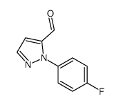 1-(4-FLUOROPHENYL)-1H-PYRAZOLE-5-CARBALDEHYDE结构式