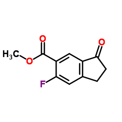 METHYL 6-FLUORO-3-OXO-2,3-DIHYDRO-1H-INDENE-5-CARBOXYLATE picture