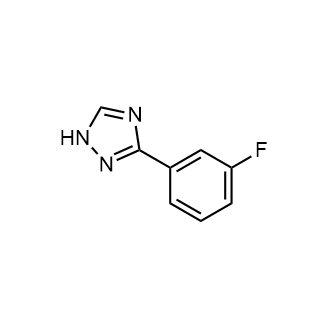 3-(3-Fluorophenyl)-4H-1,2,4-triazole Structure