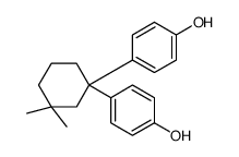 4-[1-(4-hydroxyphenyl)-3,3-dimethylcyclohexyl]phenol Structure