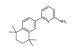 6-(5,5,8,8-tetramethyl-5,6,7,8-tetrahydronaphthalen-2-yl)pyridin-2-ylamine Structure