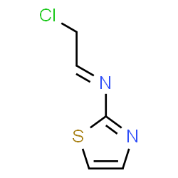 (1E)-2-Chloro-N-(1,3-thiazol-2-yl)ethanimine Structure