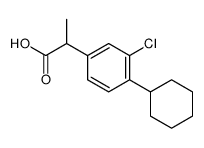 2-(3-chloro-4-cyclohexyl-phenyl)propanoic acid picture