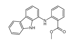 methyl 2-(9H-carbazol-1-ylamino)benzoate结构式