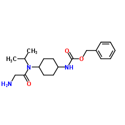 Benzyl {4-[glycyl(isopropyl)amino]cyclohexyl}carbamate Structure