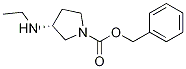 (R)-3-EthylaMino-pyrrolidine-1-carboxylic acid benzyl ester结构式