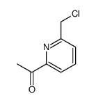 1-[6-(chloromethyl)pyridin-2-yl]ethanone结构式