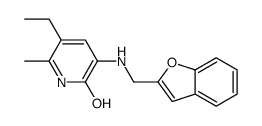 3-(1-benzofuran-2-ylmethylamino)-5-ethyl-6-methyl-1H-pyridin-2-one Structure