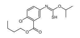 butyl 2-chloro-5-(propan-2-yloxycarbothioylamino)benzoate结构式