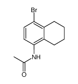 N-(4-Bromo-5,6,7,8-tetrahydronaphthalen-1-yl)-acetamide Structure