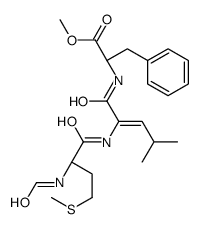 formyl-methionyl-delta(Z)-dehydroleucyl-phenylalanine methyl ester structure