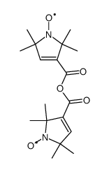 3-carboxy-2,2,5,5-tetramethyl-1-pyrrolidinyloxy free radical结构式