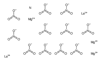 trimagnesium,lanthanum(3+),dodecanitrate Structure