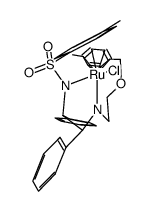 N-[(1S,2S)-1,2-二苯基-2-(2-(4-甲基苄氧基)乙基氨基)乙基]-4-甲基苯磺酰胺(氯)钌(II)图片