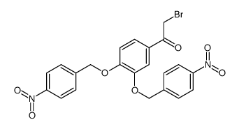 1-[3,4-bis[(4-nitrophenyl)methoxy]phenyl]-2-bromoethanone Structure