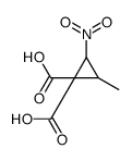 1,1-Cyclopropanedicarboxylicacid,2-methyl-3-nitro-(8CI)结构式