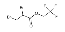 2,2,2-trifluoroethyl 2,3-dibromopropionate结构式