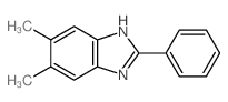 1H-Benzimidazole,5,6-dimethyl-2-phenyl- Structure