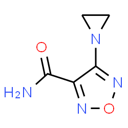 1,2,5-Oxadiazole-3-carboxamide,4-(1-aziridinyl)-(9CI)结构式