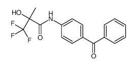 (2S)-N-(4-benzoylphenyl)-3,3,3-trifluoro-2-hydroxy-2-methylpropanamide Structure