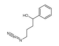 4-azido-1-phenylbutan-1-ol Structure