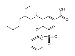 N-Desbutyl-N-(2-ethylhexyl) Bumetanide Structure