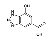 7-羟基-1H-苯并[d][1,2,3]三唑-5-羧酸结构式