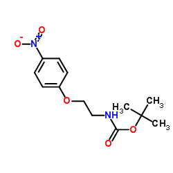 tert-Butyl (2-(4-nitrophenoxy)ethyl)carbamate structure