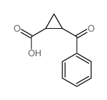 Cyclopropanecarboxylicacid, 2-benzoyl-, cis- (8CI,9CI)结构式