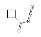 Cyclobutanecarbonyl isothiocyanate (9CI) structure