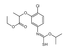 ethyl 2-[2-chloro-5-(propan-2-yloxycarbothioylamino)phenoxy]propanoate Structure