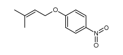 (3-methyl-but-2-enyloxy)-4-nitrobenzene Structure