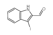 3-Iodo-1H-indole-2-carbaldehyde Structure