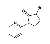 2-Pyrrolidinone,3-bromo-1-(2-pyridinyl) Structure