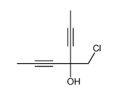 4-(chloromethyl)hepta-2,5-diyn-4-ol Structure