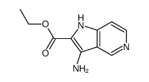 1H-Pyrrolo[3,2-c]pyridine-2-carboxylicacid,3-amino-,ethylester(9CI) Structure